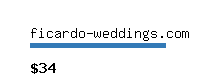 ficardo-weddings.com Website value calculator