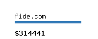 fide.com Website value calculator