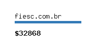 fiesc.com.br Website value calculator