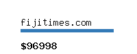 fijitimes.com Website value calculator