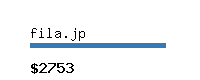 fila.jp Website value calculator