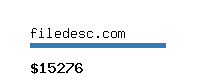filedesc.com Website value calculator