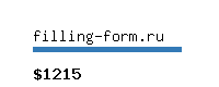 filling-form.ru Website value calculator