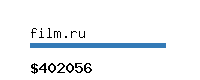 film.ru Website value calculator