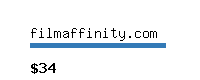filmaffinity.com Website value calculator