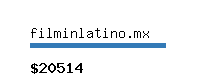 filminlatino.mx Website value calculator