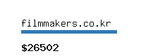 filmmakers.co.kr Website value calculator