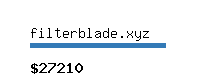 filterblade.xyz Website value calculator