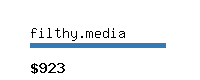 filthy.media Website value calculator
