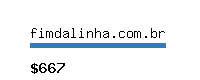 fimdalinha.com.br Website value calculator