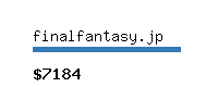 finalfantasy.jp Website value calculator