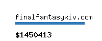 finalfantasyxiv.com Website value calculator
