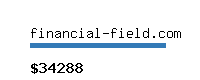 financial-field.com Website value calculator