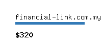 financial-link.com.my Website value calculator