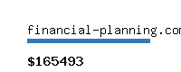 financial-planning.com Website value calculator