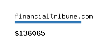 financialtribune.com Website value calculator