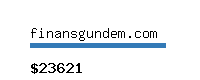 finansgundem.com Website value calculator