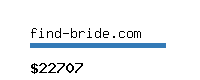 find-bride.com Website value calculator