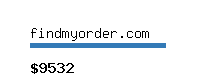 findmyorder.com Website value calculator