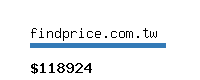 findprice.com.tw Website value calculator