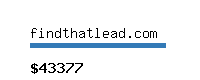 findthatlead.com Website value calculator