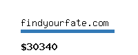 findyourfate.com Website value calculator