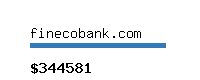 finecobank.com Website value calculator