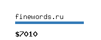 finewords.ru Website value calculator