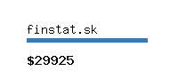 finstat.sk Website value calculator