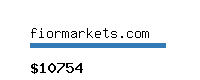 fiormarkets.com Website value calculator