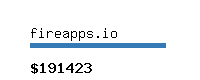 fireapps.io Website value calculator