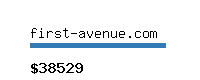 first-avenue.com Website value calculator