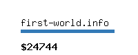 first-world.info Website value calculator
