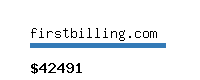 firstbilling.com Website value calculator