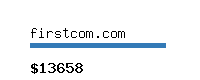 firstcom.com Website value calculator