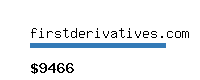 firstderivatives.com Website value calculator