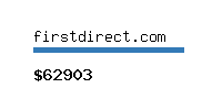 firstdirect.com Website value calculator