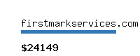 firstmarkservices.com Website value calculator