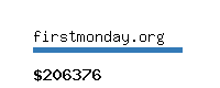 firstmonday.org Website value calculator