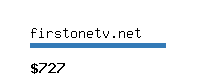 firstonetv.net Website value calculator