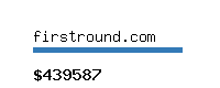 firstround.com Website value calculator