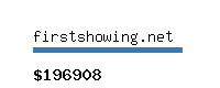 firstshowing.net Website value calculator