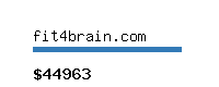 fit4brain.com Website value calculator