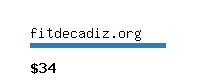 fitdecadiz.org Website value calculator