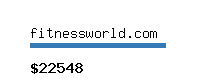 fitnessworld.com Website value calculator