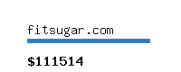 fitsugar.com Website value calculator