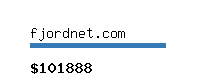 fjordnet.com Website value calculator