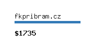 fkpribram.cz Website value calculator