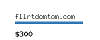 flirtdomtom.com Website value calculator