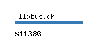 flixbus.dk Website value calculator